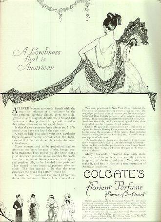 1921 LADIES HOME JOURNAL COLGATE'S FLORIENT, FLOWERS OF THE ORIENT PERFUME MAGAZINE ADVERTISEMENT