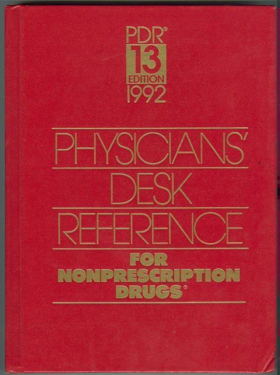 PHYSICIANS DESK REFERENCE FOR NONPRESCRIPTION DRUGS