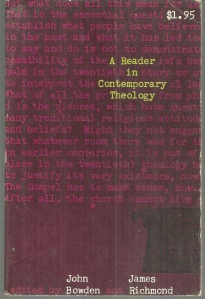 READER IN CONTEMPORARY THEOLOGY