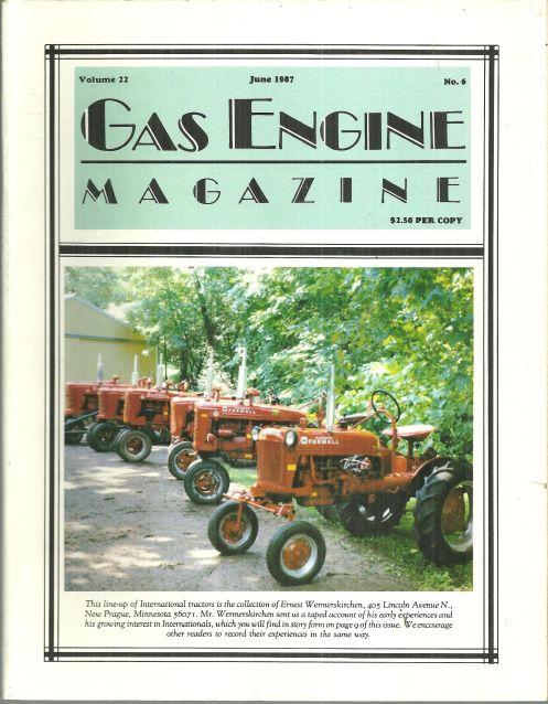 GAS ENGINE MAGAZINE JUNE 1987