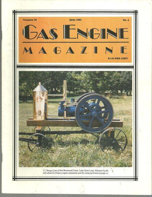 GAS ENGINE MAGAZINE JUNE 1985