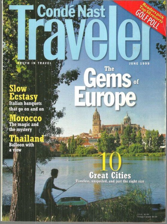 CONDE NAST TRAVELER MAGAZINE JUNE 1999