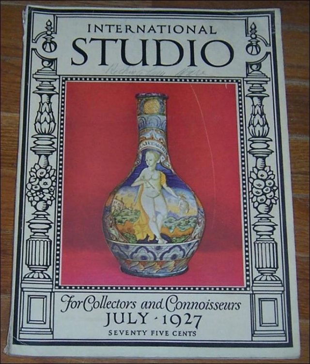 INTERNATIONAL STUDIO ASSOCIATED WITH THE CONNOISSEUR MAGAZINE JULY 1927 A Magazine for Collectors