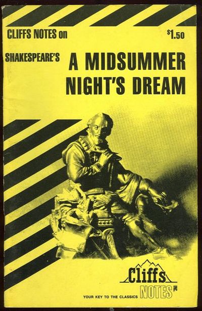 CLIFFS NOTES ON SHAKESPEARE'S A MIDSUMMER NIGHT'S DREAM