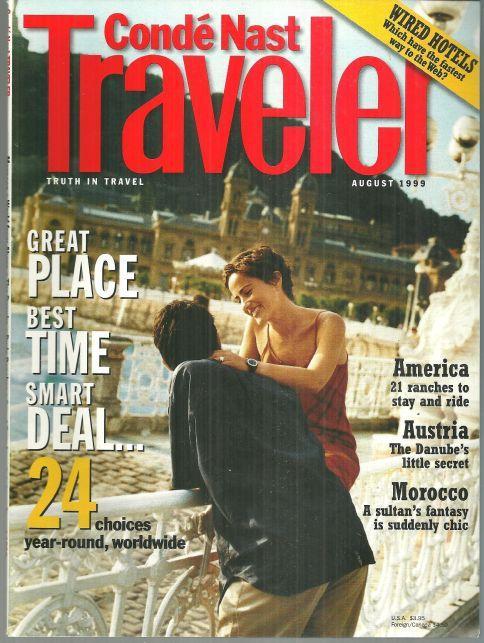 CONDE NAST TRAVELER MAGAZINE AUGUST 1999