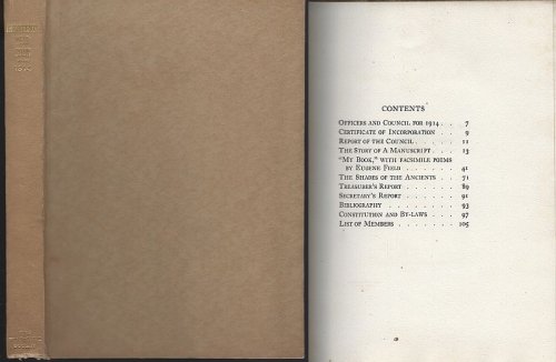 THIRTEENTH YEAR BOOK 1914