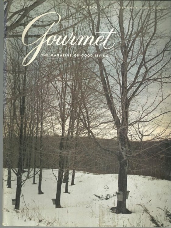 GOURMET MAGAZINE MARCH 1975 The Magazine of Good Living