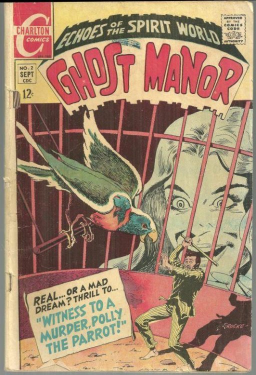 GHOST MANOR COMIC SEPTEMBER 1968 Echoes of the Spirit World