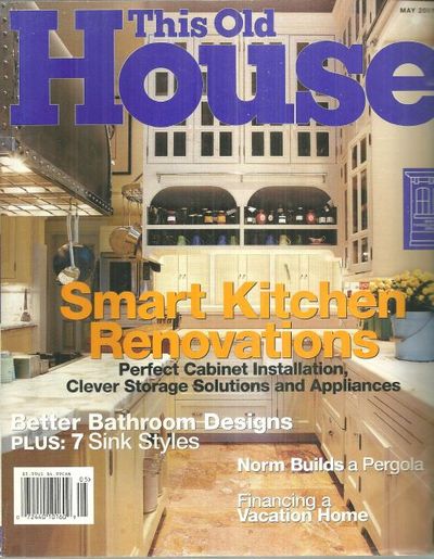 THIS OLD HOUSE MAGAZINE MAY 2001