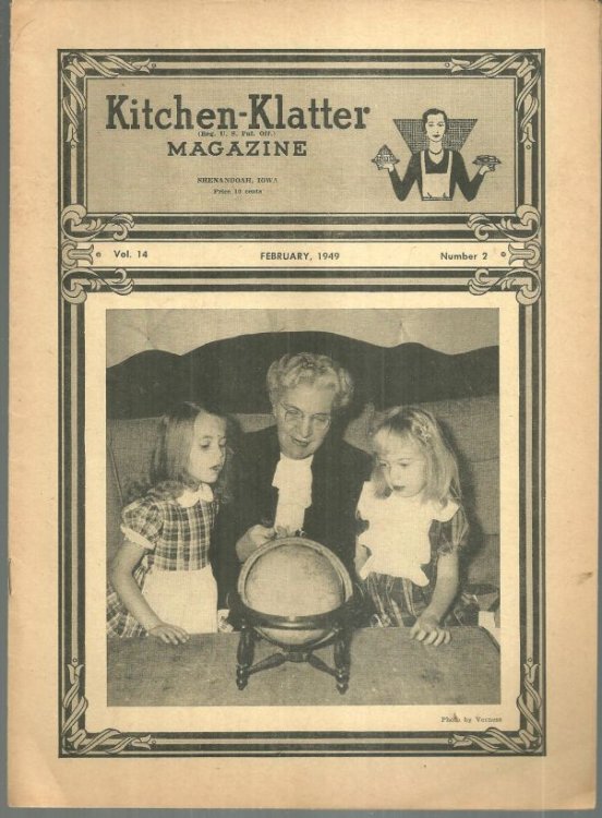 KITCHEN KLATTER MAGAZINE FEBRUARY 1949