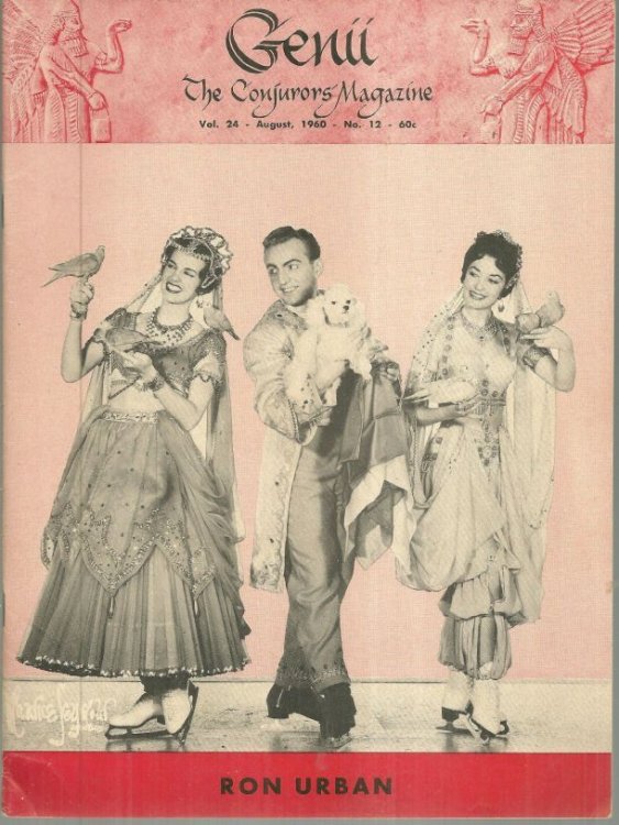 GENII THE CONJURORS' MAGAZINE AUGUST 1960