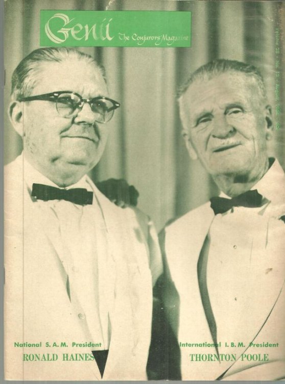 GENII THE CONJURORS' MAGAZINE AUGUST 1964