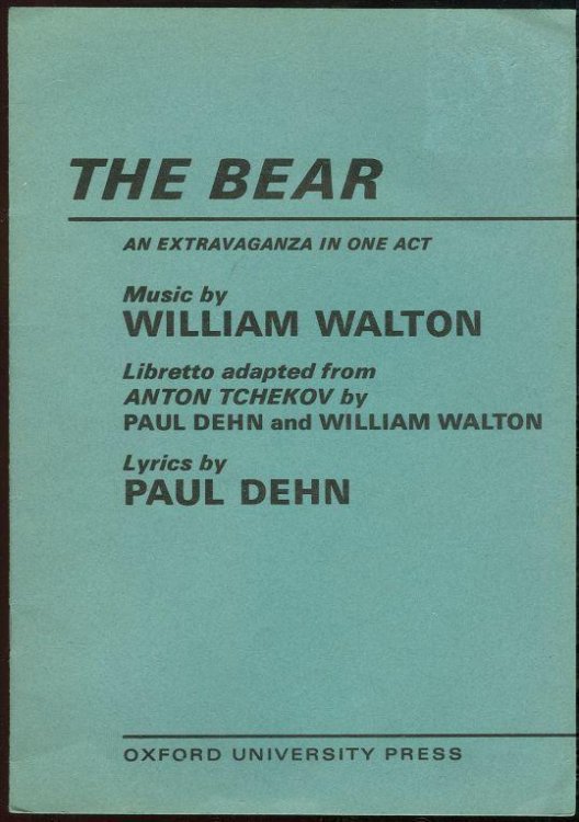 BEAR An Extranganza in One Act