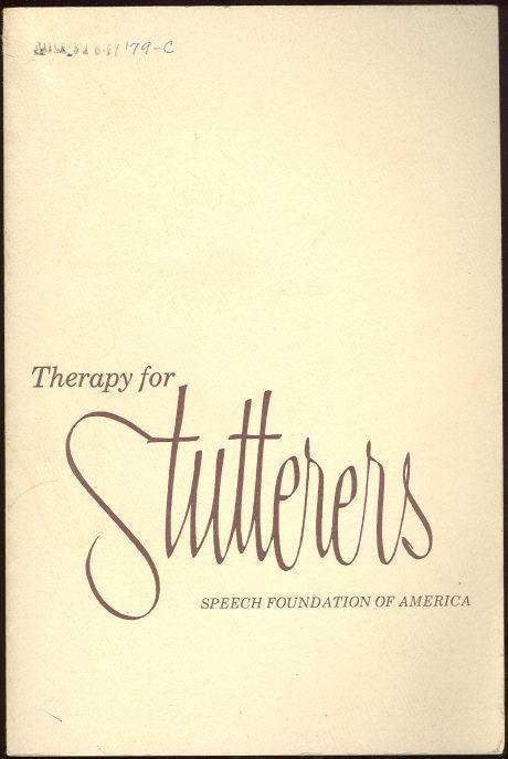 THERAPY FOR STUTTERERS