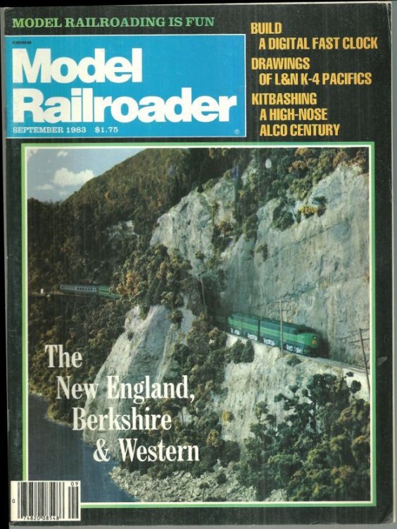 MODEL RAILROADER MAGAZINE SEPTEMBER 1983