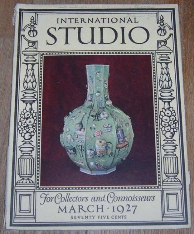 INTERNATIONAL STUDIO ASSOCIATED WITH THE CONNOISSEUR MAGAZINE MARCH 1927 A Magazine for Collectors