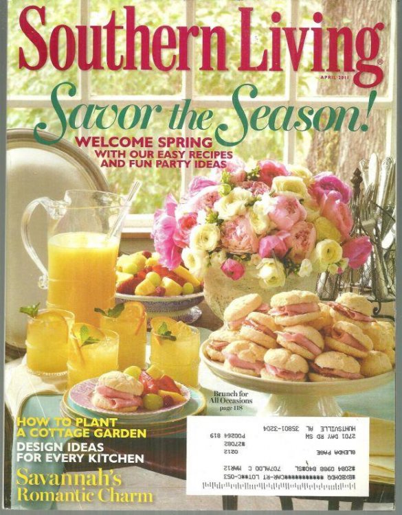 SOUTHERN LIVING MAGAZINE APRIL 2011