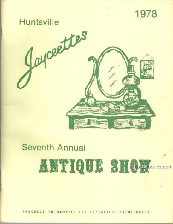 BOOKLET FOR HUNTSVILLE JAYCETTES FIFTH ANNUAL ANTIQUE SHOW AND SALE 1978
