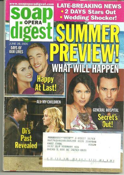 SOAP OPERA DIGEST JUNE 28, 2005