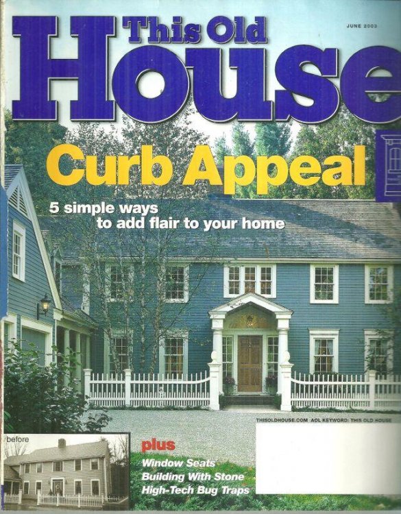 THIS OLD HOUSE MAGAZINE JUNE 2003