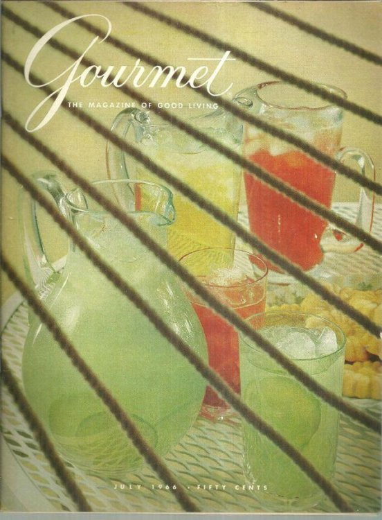 GOURMET MAGAZINE JULY 1966 The Magazine of Good Living