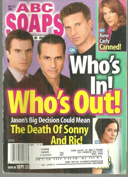 ABC SOAPS IN DEPTH MAGAZINE SEPTEMBER 27, 2005