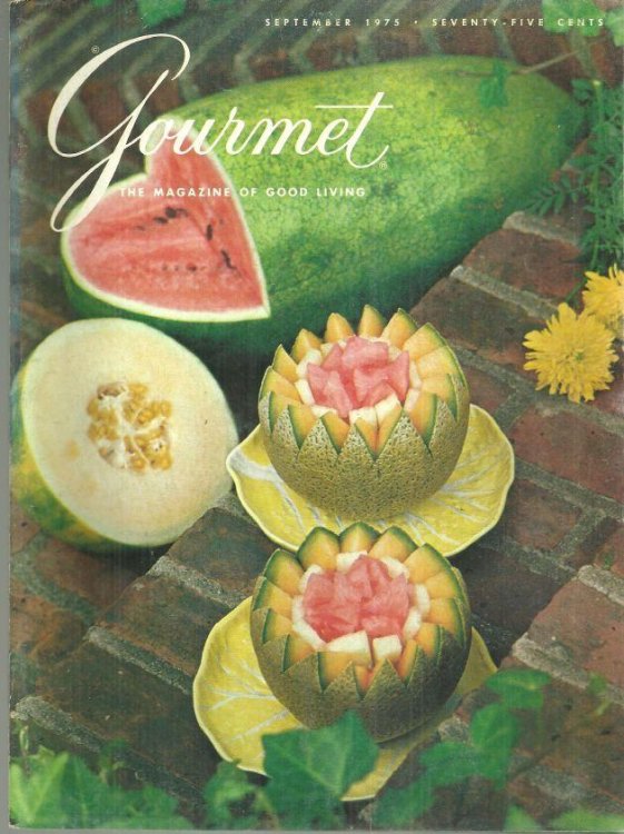 GOURMET MAGAZINE SEPTEMBER 1975 The Magazine of Good Living