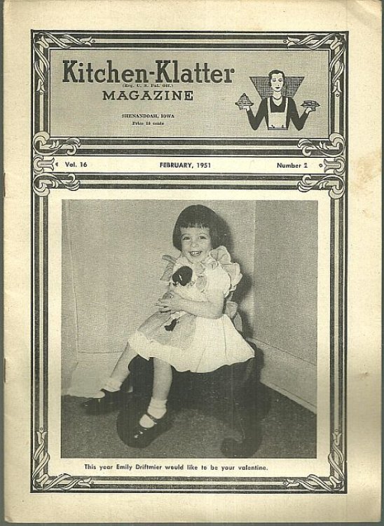 KITCHEN KLATTER MAGAZINE FEBRUARY 1951