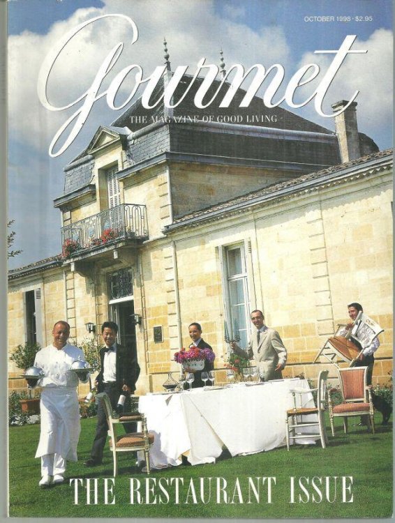 GOURMET MAGAZINE OCTOBER 1998 The Magazine of Good Living