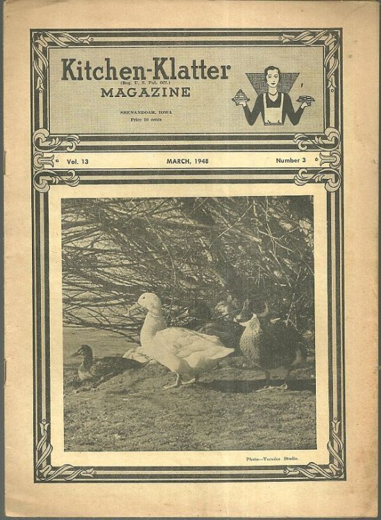 KITCHEN KLATTER MAGAZINE MARCH 1948