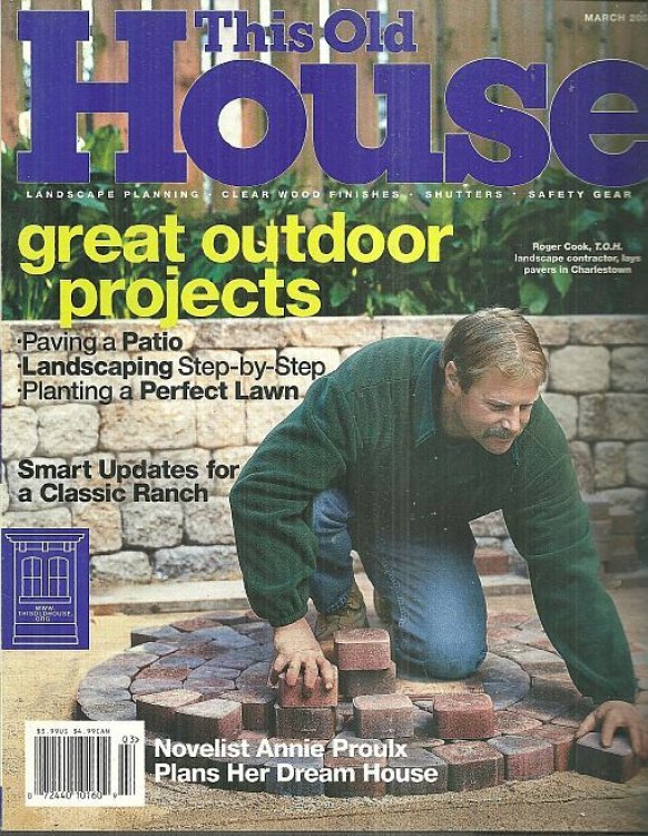 THIS OLD HOUSE MAGAZINE MARCH 2001