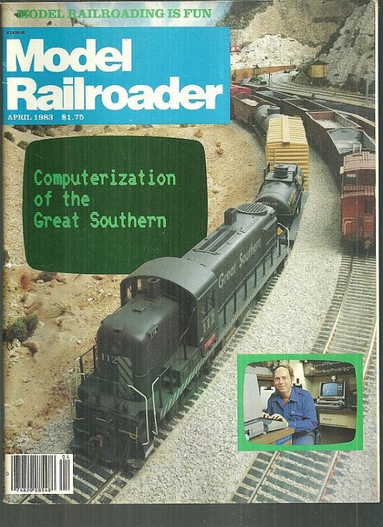 MODEL RAILROADER MAGAZINE APRIL 1983