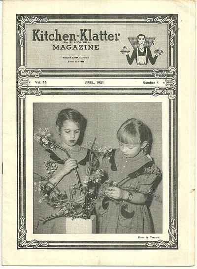 KITCHEN KLATTER MAGAZINE APRIL 1951