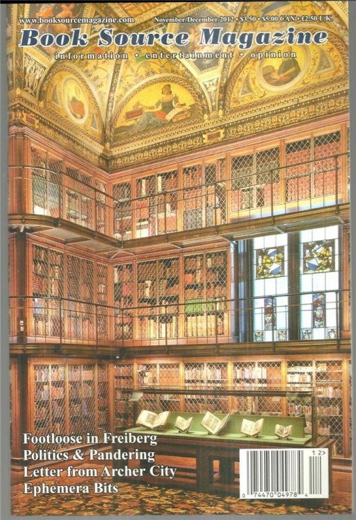 BOOK SOURCE MAGAZINE NOVEMBER/DECEMBER 2012