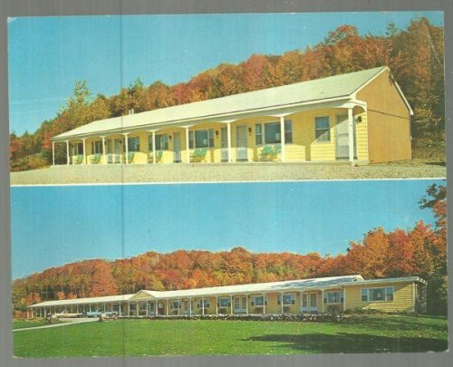 LARGE POSTCARD OF SHERBURNE MOTEL, SHERBURNE, VERMONT