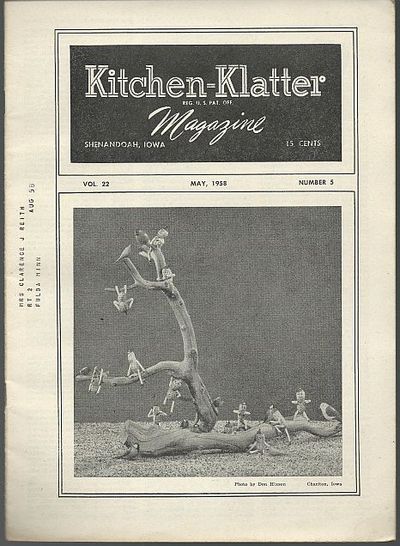 KITCHEN KLATTER MAGAZINE MAY 1958