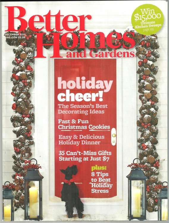 BETTER HOMES AND GARDENS MAGAZINE DECEMBER 2011