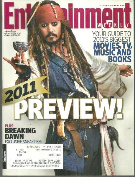 ENTERTAINMENT WEEKLY MAGAZINE JANUARY 21, 2011