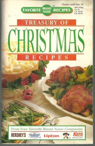 TREASURY OF CHRISTMAS RECIPES From Your Favorite Brand Name Companies