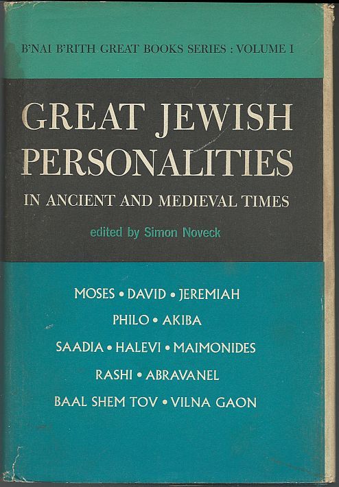 GREAT JEWISH PERSONALITITES-IN ANCIENT AND MEDIEVAL TIMES