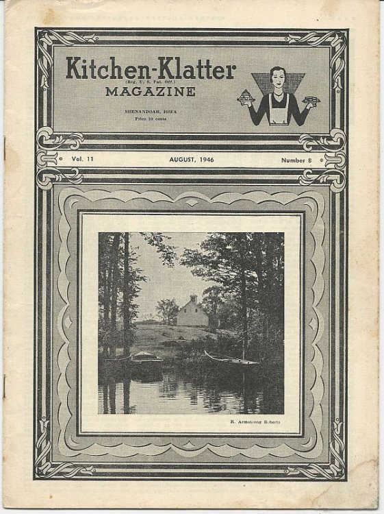 KITCHEN KLATTER MAGAZINE AUGUST 1946
