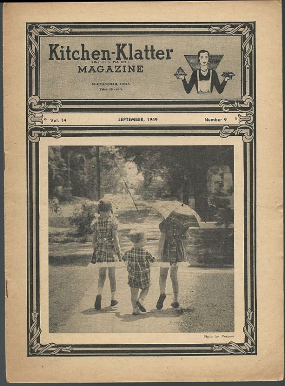 KITCHEN KLATTER MAGAZINE SEPTEMBER 1949