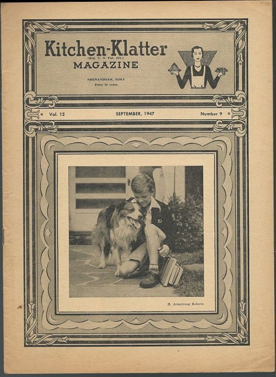 KITCHEN KLATTER MAGAZINE SEPTEMBER 1947