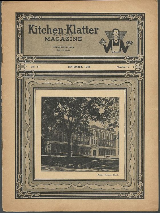 KITCHEN KLATTER MAGAZINE SEPTEMBER 1946