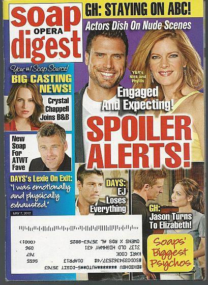 SOAP OPERA DIGEST MAY 7, 2012