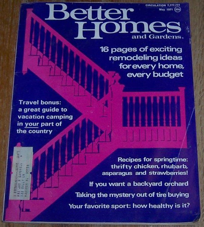 BETTER HOMES AND GARDENS MAGAZINE MAY 1971