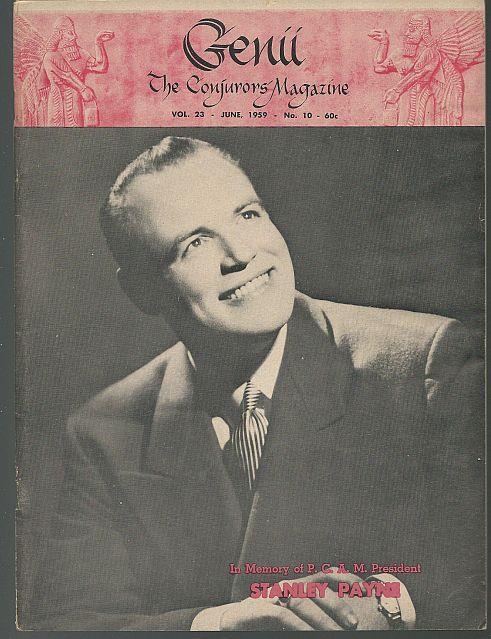 GENII THE CONJURORS' MAGAZINE JUNE 1959