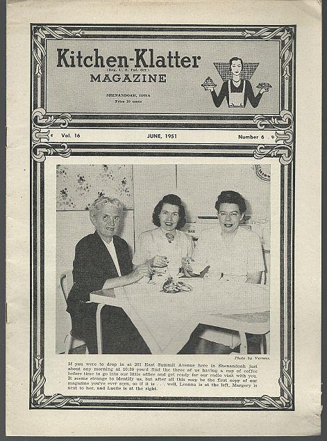 KITCHEN KLATTER MAGAZINE JUNE 1951