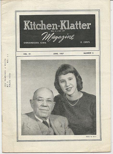 KITCHEN KLATTER MAGAZINE JUNE 1957