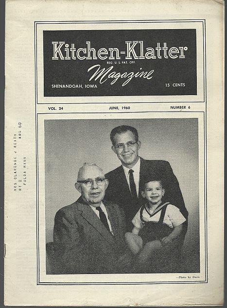 KITCHEN KLATTER MAGAZINE JUNE 1960